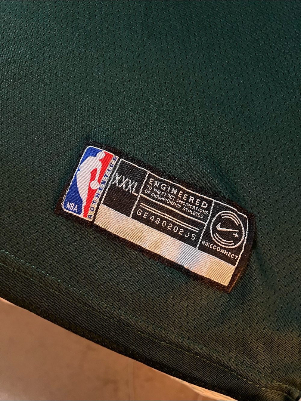 Nike Milwaukee Bucks Dark Green #34 Basketball Jersey 3XL fits like a 2XL - Picture 2 of 9